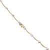 14ct Yellow And White Gold Heart Chain 16"
