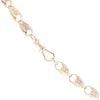 9ct Yellow And Rose Gold Patterned Tulip Chain 28"