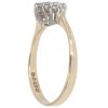 9ct Yellow Gold 0.15ct Diamond Cluster Ring