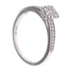 9ct White Gold 0.25ct Diamond Cluster Ring