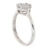 18ct White Gold 0.55ct Diamond Cluster Ring