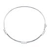 18ct White Gold 0.85ct Brilliant And Baguette Cut Diamond Bangle