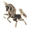 9ct Yellow Gold Horse Pendant