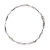 18ct White Gold Fancy XII Bracelet 7"