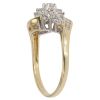 18ct Yellow Gold 0.68ct Brilliant Cut Diamond Cluster Ring