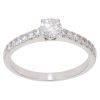 18ct White Gold 0.50ct Diamond Solitaire Ring