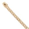 14ct Yellow Gold Monaco Classic Flex Lock Curb Bracelet 8.5"