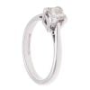 18ct White Gold 0.60ct Princess Cut Diamond Solitaire Ring