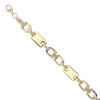 14ct Yellow Gold Fancy Bracelet 8"