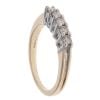 9ct Yellow Gold 0.25ct Diamond Five Stone Ring