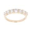 9ct Yellow Gold Seven Stone Cubic Zirconia Ring