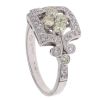 14ct White Gold 0.86ct Brilliant Cut Diamond Fancy Ring