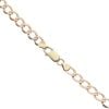 9ct Yellow Gold Hallmarked Ingot Pendant And Chain 22"