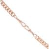 9ct Rose Gold Albert T-Bar Chain 20"