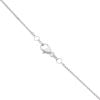 18ct White Gold 0.52ct Brilliant Cut Diamond Cluster Pendant And Chain 16"