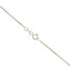 14ct Yellow Gold Cubic Zirconia Cluster Pendant and Chain 20"