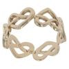 9ct Yellow Gold Infinity Heart Ring