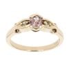9ct Yellow Gold Amethyst And Peridot Ring
