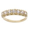 18ct Yellow Gold Cubic Zirconia Eternity Ring