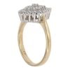 18ct Yellow Gold 0.50ct Brilliant Cut Diamond Cluster Ring
