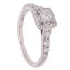 18ct White Gold 0.65ct Diamond Cluster Ring