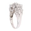 9ct White Gold 2.00ct Brilliant Cut Diamond Cluster Ring