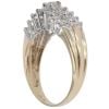 9ct Yellow Gold 1.00ct Brilliant Cut Diamond Cluster Ring