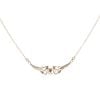 9ct Yellow And Rose Gold Rose Pendant And Chain 18"