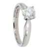 Platinum 0.78cts Diamond Solitaire Ring