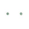 9ct Yellow Gold Emerald Stud Earrings