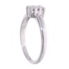 18ct White Gold 0.20ct Princess Cut Diamond Cluster Ring