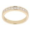 18ct Yellow Gold 0.25ct Diamond Half Eternity Ring