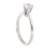 9ct White Gold Cubic Zirconia Single Stone Ring