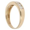 18ct Yellow Gold 0.50ct Brilliant Cut Diamond Half Eternity Ring