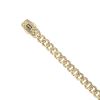 14ct Yellow Gold Monaco Classic Flex Lock Curb Bracelet 7.5"