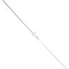 9ct White Gold Cubic Zirconia And Pink Topaz Necklace 18"