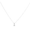Platinum 0.33ct Brilliant Cut Diamond Solitaire Pendant And Chain 16"