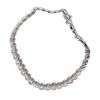 Silver Cubic Zirconia Watch Style Bracelet 8.5" By Icesia