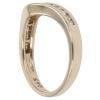 9ct Yellow Gold 0.25ct Brilliant Cut Diamond Wishbone Ring
