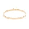 9ct Yellow Gold Plain Hinged Bangle