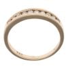 18ct Yellow Gold 0.25ct Channel Set Diamond Half Eternity Ring