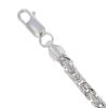 Silver Byzantine Bracelet 8" By Icesia