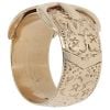 9ct Yellow Gold Patterned Double Buckle Ring