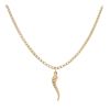 14ct Yellow Gold Horn Of Plenty Pendant and Chain 18"