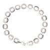9ct White Gold Patterned Fancy Bracelet 7.5"