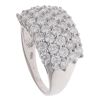 18ct White Gold 2.00ct Brilliant Cut Diamond Cluster Ring