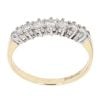18ct White Gold 0.50ct Brilliant Cut Diamond Half Eternity Ring