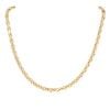 18ct Yellow And White Gold Fancy Chain 18"