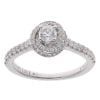 18ct White Gold 0.70ct Brilliant Cut Diamond Cluster Ring