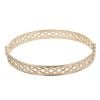 9ct Yellow Gold Celtic Hinged Bangle
